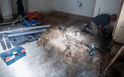 Aan het werk op twee adressen aan de Le Chevalierlaan