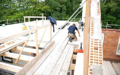 Voorbereidende werkzaamheden voorafgaand aan plaatsing dak